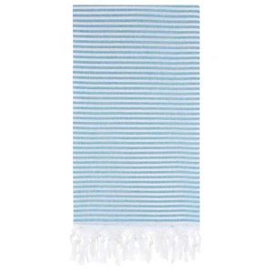 4 Blue Towels - 100% Turkish Cotton Beach Bath Towel - Citizens of the Beach